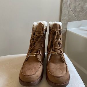 BEBE  Leyila Fur lined Boots New in Box